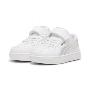 Puma Bébé Fille CAVEN Holo 2.0 AC+ INF Basket, White-Mauve Mist Silver, 20 EU