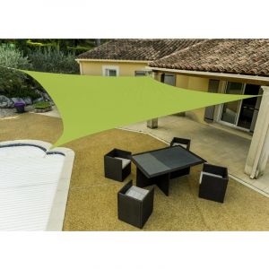 Voile D'ombrage Verte Anis Rectangulaire Werka Pro