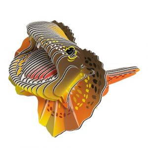 EUGY 650108-Puzzle Animal 3D pour Enfants et Adultes-À Assembler soi-même-Kit de Bricolage à partir de 6 Ans, 650108, Lézard à col
