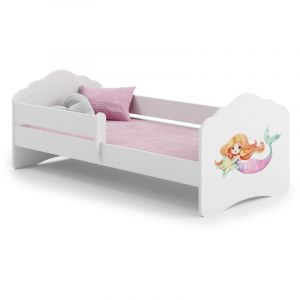 Lit enfant FALA BAR 140x70 SIRÈNE avec matelas