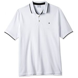 Jack & Jones Polo à Manches Courtes Paulos 6XL White / Detail Ps