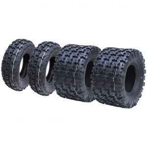 Slasher ATV quad tyres 20x11.00-9 & 21x7.00-10 6 ply Wanda legal WP02, Set of 4.