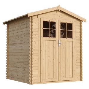 Abri de jardin en bois - Stockage ext&eacute;rieur I186xL196xH218 cm/ 2,82 m2 - M320F