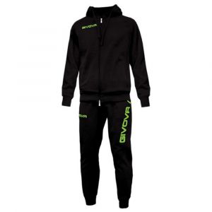 Image de GIVOVA Homme Survêtement Roi Combinaison, noir/vert fluo, XL EU