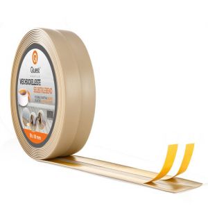 Plinthe PVC QUEST Moulure de finition Ruban détanchéité souple adhésive Beige 5 m 30 x 30 mm