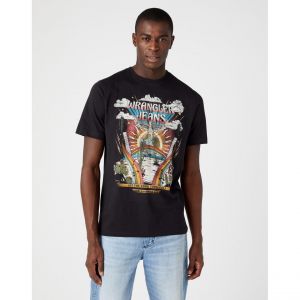 WRANGLER T-shirt Manche Courte Pegasus M Faded Black