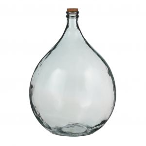 Mica Decorations Vase Americo - H56 x Ø40 cm - Verre recyclé - Transparent