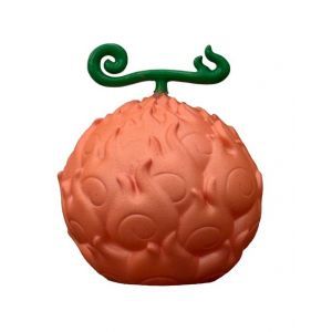 Teknofun Figurine lumineuse One piece Fruit du démon Flam Flam 20 cm Orange et Vert