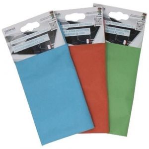 Lavette non tissee 40x40 couleurs panachees sur carte