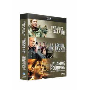 Image de Coffret Guerre : Enfants de salauds + La l&eacute;gion des damn&eacute;s + La flamme pourpre