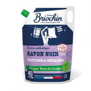 Image de Briochin Recharge lessive liquide au savon noir - parfum lavande - origine naturelle - sans MIT & CMIT - Ecocert