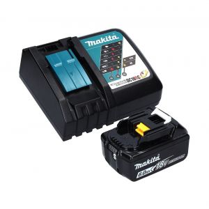 Makita Djv 181 RG1J Scie sauteuse pendulaire sans fil 18 v Brushless + 1x Batterie 6.0 Ah + Chargeur + Coffret Makpac