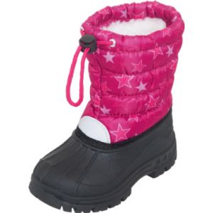 Playshoes Boatie Étoiles d'hiver rose - Taille 20/21