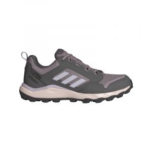 Image de Adidas Femme Tracerocker 2.0 Gore-TEX Trail Running Shoes Chaussures Basses Non li&eacute;es au Football, Charcoal/Silver Dawn/preloved Fig, 39 1/3 EU