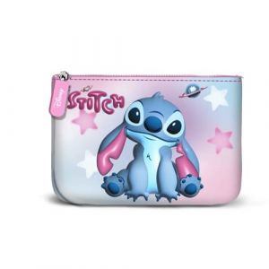 Karactermania Disney Lilo et Stitch Cosmic-Petit Porte-Monnaie Carré, Rose, 13 x 10 cm