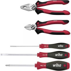 Wiha Jeu d'outils Industrial Mix, 5 pièces (Z 99 0 006 02) 30824