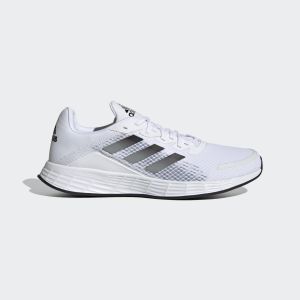 Adidas Duramo SL, Basket Homme, Gris, Noir, Blanc, 43 1/3 EU