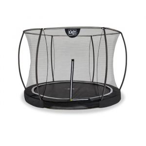 Exit Toys Trampoline enterré Black Edition ø305cm avec filet de sécurité - noir