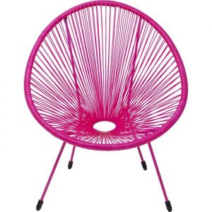 Kare Design Fauteuil de jardin Acapulco Mono rose