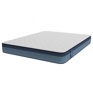 Cecotec Matelas Flow PureVital 3990 90x190 Multi couche, 25 cm de hauteur, haute fermeté, noyau mousseux, double système double pour l'hiver et l'été