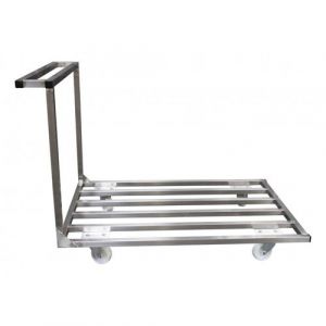 L2G Chariot Plateforme Inox 304 Plateau Barreaudé L2G Inox1200