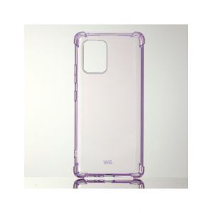 Image de WE Coque Compatible avec [GALAXY S10 LITE] - Housse Fine avec Technologie Absorption des Chocs & Finition Premium TPU Silicone [Shock Absorbtion] - Violet Transparent