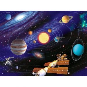 Ravensburger Puzzle Adulte - Puzzle 500 pièces phosphorescent - Glow in The Dark - Le système solaire - Adulte et Enfant à partir de 10 Ans - Puzzle de qualité supérieure - 12000474