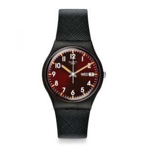 Swatch Montre Mixte Gent Rouge SO28B704