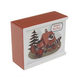 Amadeus Bo&icirc;te &agrave; bons points Victor - D&eacute;cor&eacute; - Bois