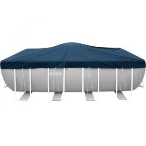Intex Bâche hiver - Piscine Rectangulaire - 4,00m x 2,00m - Protection contre les débris