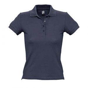 Image de Sol's SOLS - Polo manches courtes PEOPLE - Femme (3XL) (Bleu marine) - UTPC319