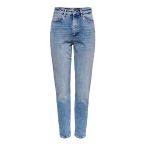 Only Pantalons Veneda Life Mom Rea7452 - Light Blue Denim - XL