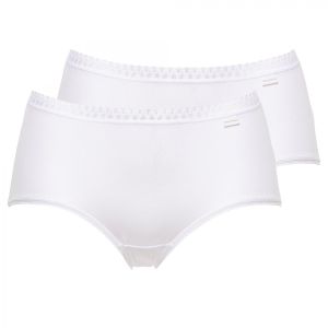 Image de Sans Complexe Lot de 2 culottes coton Blanc