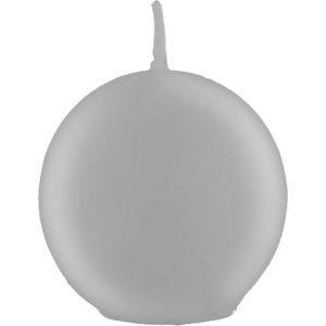 Ruedelafete Bougie Boule 6cm diam, métal Argent