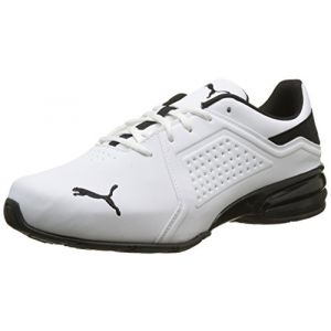 Image de Puma Viz Runner, Chaussures de Cross Homme, Blanc White Black, 45 EU