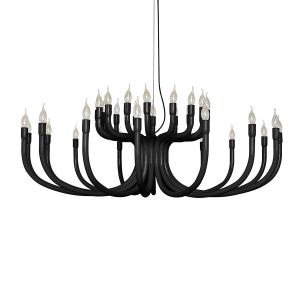 Karman Suspension Snoob /16 bras - Ø 130 cm noir en métal