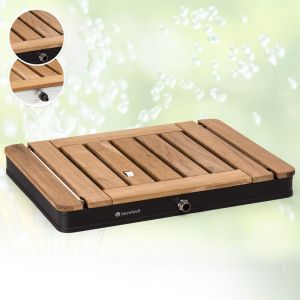 Blumfeldt Douche Exterieur Piscine, Douches de Jardin Portable, Douche Jardin Exterieur, Jet R&eacute;glable Jusqu'&agrave; 4M, Douche Ext&eacute;rieur Aluminium, Rince Pied Piscine, Douche Ext&eacute;rieure R&eacute;sistante UV et Gel