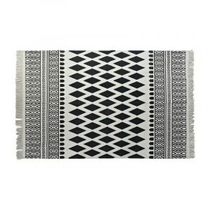 Tapis DKD Home Decor Noir Blanc (120 x 180 x 0,7 cm)
