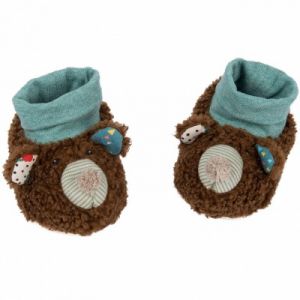 Image de Moulin roty Chaussons Les jolis trop beaux ours (0-6 mois)