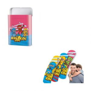 Lifemed Pansement pour enfants 'Ninjas', 40, boîte métal