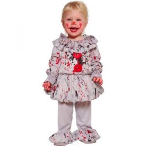 Déguisement de Clown Killer pour bébé - FIESTAS GUIRCA S.L. - 12 mois - Noir - Halloween