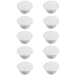 10x cac vis blanc universel trou capuchon protection 4mm 5mm bouchon 3/16