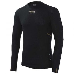 Spiuk Couche De Base Profit Cold&rain Merino S Black