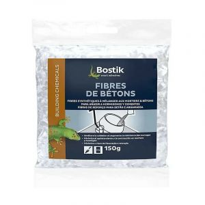 Bostik Fibres de Bétons Synthétiques pour Mortiers et Bétons 150g