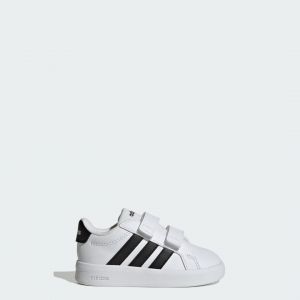 Adidas Chaussures grand court 3.0 cf enfant blanc/noir