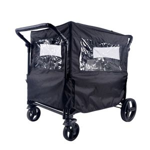 Babytrold 13-00s-1 Couvre-Jambe De Poussette Pour B&eacute;b&eacute; Raincover Noir