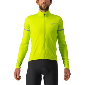 Castelli Fondo 2 Maillot fermeture éclair complète Homme, jaune XXL Maillots route