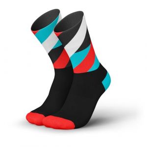 Chaussettes running incylence loops noir turquoise orange