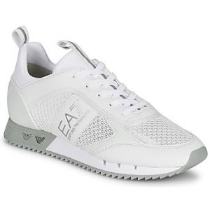 Emporio Armani Baskets basses EA7 BLACK WHITE LACES - Couleur 38,37 1/3 - Taille Blanc