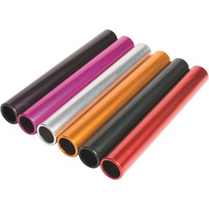 Lot de 6 bâtons de relais couleurs en aluminium enfant Megaform